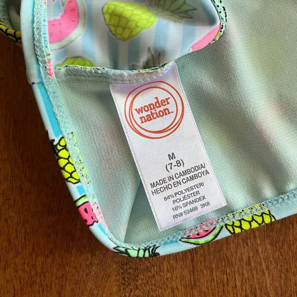 Lands' End and Wonder Nation swim tops 7-8
